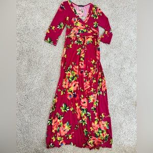 Floral Wrap Dress